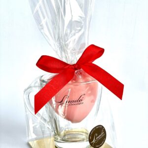 LRoz.jpeg Aranjament Luadonimă din ciocolată cu căpșuni și cană