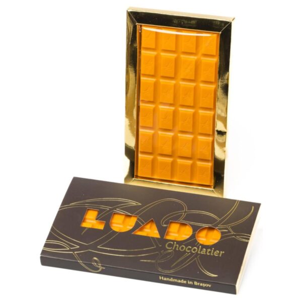 Ciocolată cu gust de portocale și agrișe, tabletă 80g