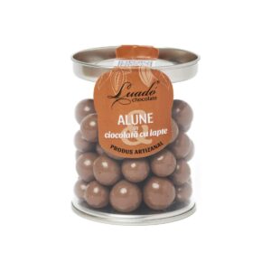 Alune de pădure în ciocolată cu lapte, drajeuri 150g